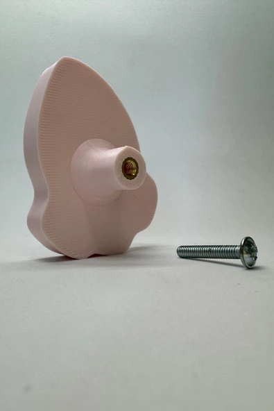 Pomerol Pembe Roket Dolap Kulpu - Çocuk Odaları, Mutfak ve Banyo Dolapları İçin Eğlenceli ve Dayanıklı Kulp - 5