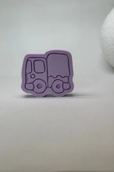 Pomerol Mor Kamyon Dolap Kulpu - Çocuk Odaları ve Modern Mutfaklar İçin Eğlenceli ve Dayanıklı Mobilya Kulpu - 3