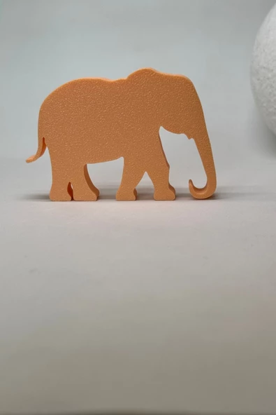 Pomerol Turuncu Fil Dolap Kulpu - Çocuk Odası, Mutfak ve Banyo İçin Modern, Şık ve Dayanıklı Mobilya Kulp - 3