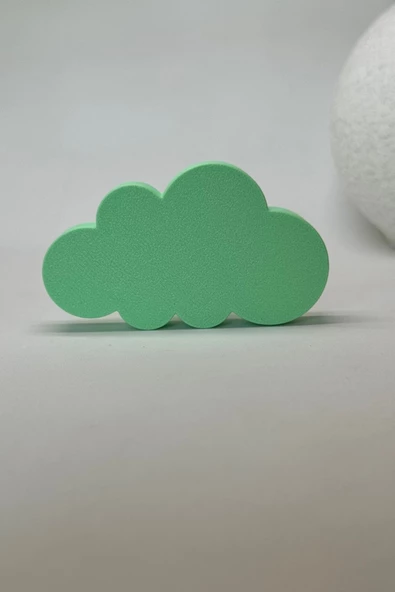 Pomerol Yeşil Bulut Dolap Kulpu - Çocuk Odası, Mutfak ve Banyo İçin Canlı ve Dayanıklı Mobilya Kulp - 3