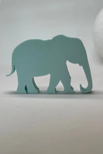 Pomerol Mavi Fil Dolap Kulpu - Çocuk Odası, Mutfak ve Banyo İçin Modern, Şık ve Dayanıklı Mobilya Kulp - 3