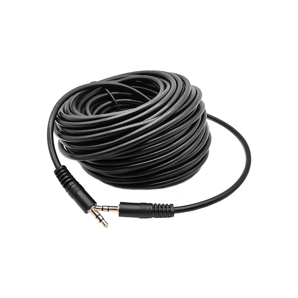 Aux kablo stereo 3.5mm erkek erkek aux kablo 10 m audio ses kablosu