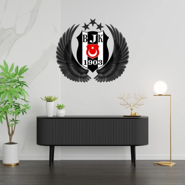 Beşiktaş Tablo Pvc 1mm 6 Parça 55x50 cm