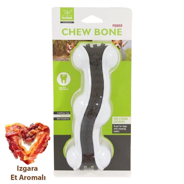 NUNBELL KÖPEK OYUNCAGI DOLGULU KEMİK S - 2