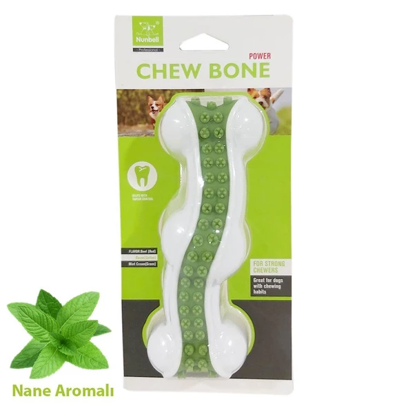 NUNBELL KÖPEK OYUNCAGI DOLGULU KEMİK S - 4