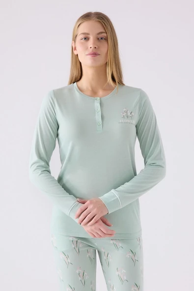 Arnetta 3063 Kadın Uzun Kol Pijama Takım - 2