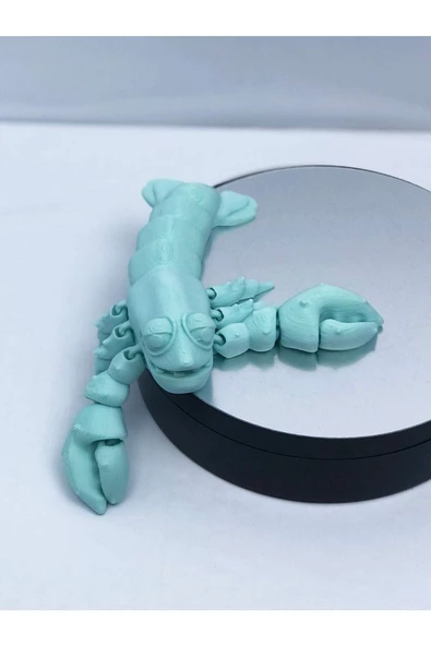 3d Hareketli Istakoz Figürlü Oyuncak - Turkuaz - Resim 3