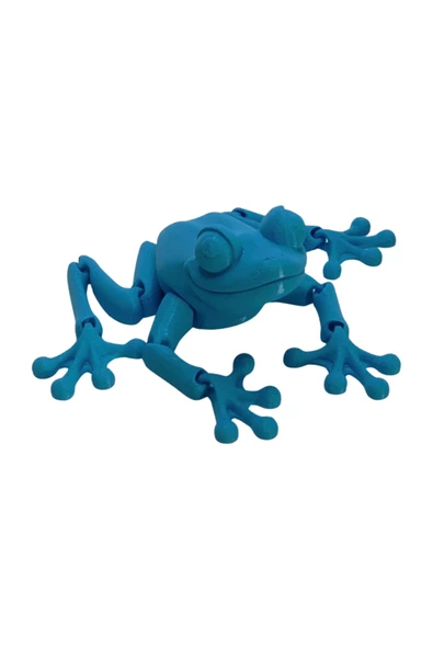 3d Hareketli Kurbağa Figürlü Oyuncak - Mavi - Resim 7