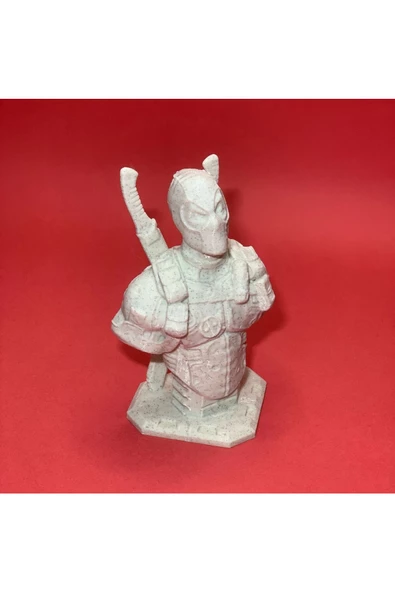 3D Deadpool Büst - Figür - 10cm / Mermer Görünümlü - 6