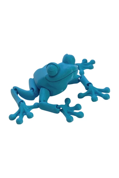 3d Hareketli Kurbağa Figürlü Oyuncak - Mavi - Resim 4