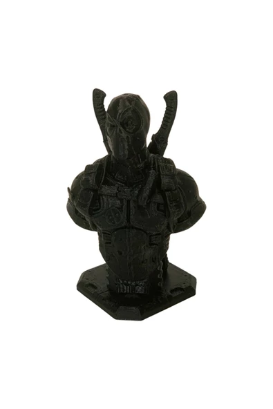 3D Deadpool Büst - Figür - 15cm / Siyah - 2