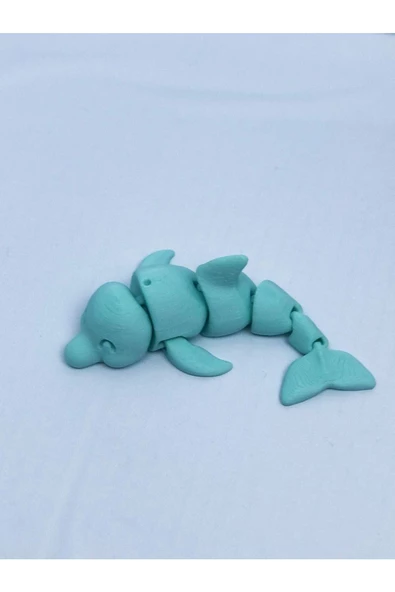 3d Hareketli Yunus Figürlü Oyuncak - Turkuaz - Resim 4