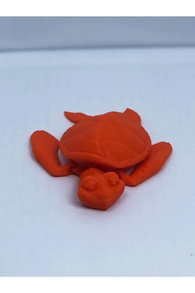 3d Hareketli Kaplumbağa Figürlü Oyuncak - Turuncu - Resim 4