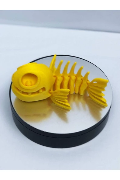 3d Hareketli Balık Figürlü Oyuncak - Sarı - Resim 2