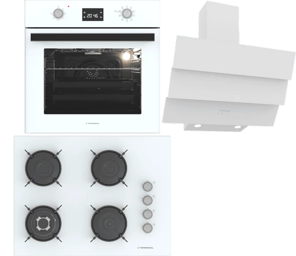 Termikel Ankastre Set (BO O6555C W + BH P7194C W + CH S6532C WW)