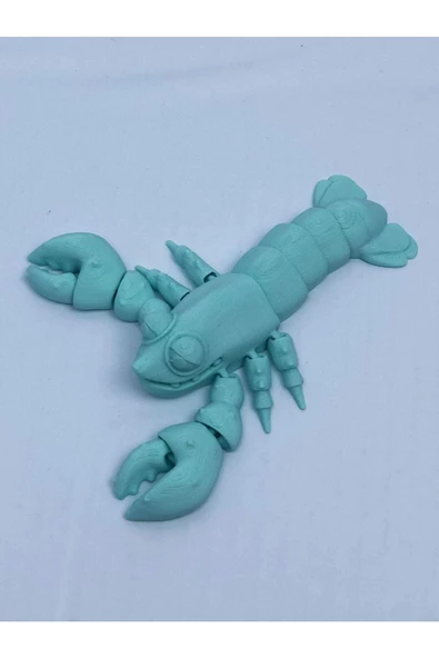 3d Hareketli Istakoz Figürlü Oyuncak - Turkuaz - Resim 2