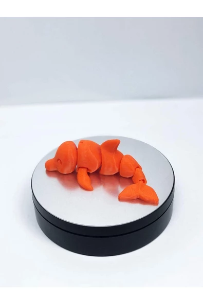 3d Hareketli Yunus Figürlü Oyuncak - Turuncu - Resim 4