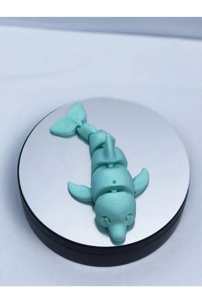 3d Hareketli Yunus Figürlü Oyuncak - Turkuaz - Resim 3