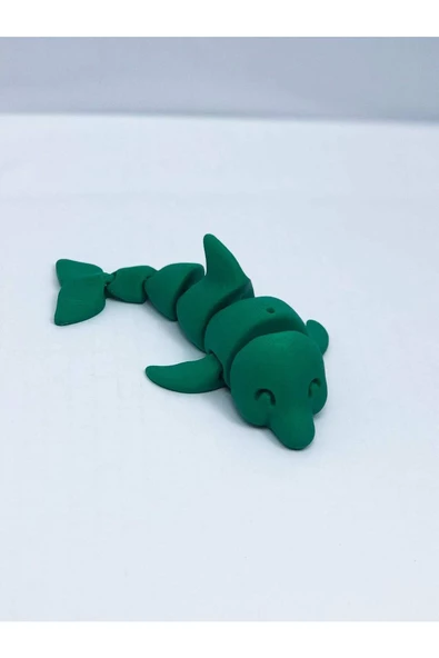3d Hareketli Yunus Figürlü Oyuncak - Yeşil - 5