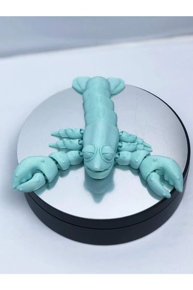 3d Hareketli Istakoz Figürlü Oyuncak - Turkuaz - Resim 4