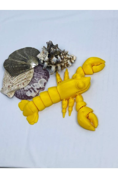 3d Hareketli Istakoz Figürlü Oyuncak - Sarı - Resim 4