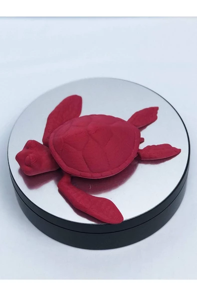 3d Hareketli Kaplumbağa Figürlü Oyuncak - Kırmızı - Resim 3