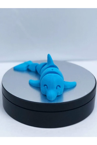 3d Hareketli Yunus Figürlü Oyuncak - Mavi - 5