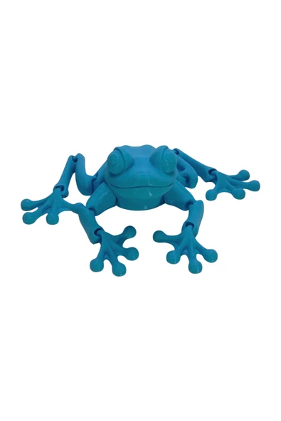 3d Hareketli Kurbağa Figürlü Oyuncak - Mavi - Resim 2