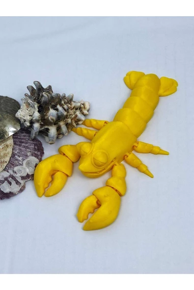 3d Hareketli Istakoz Figürlü Oyuncak - Sarı - Resim 3
