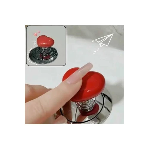 Klozet Sifon Tuşu Kalp Tasarımlı - Resim 4