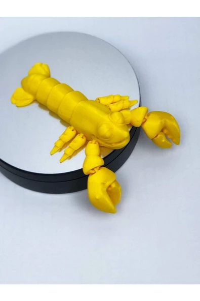 3d Hareketli Istakoz Figürlü Oyuncak - Sarı - Resim 2
