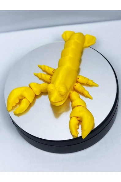 3d Hareketli Istakoz Figürlü Oyuncak - Sarı ürün görseli 1