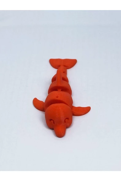 3d Hareketli Yunus Figürlü Oyuncak - Turuncu - Resim 2