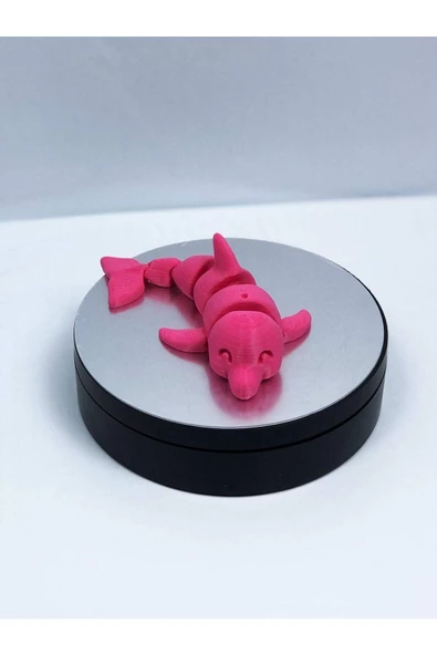 3d Hareketli Yunus Figürlü Oyuncak - Pembe - Resim 3