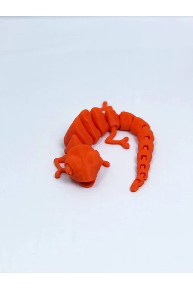 3d Hareketli Bukalemun Figürlü Oyuncak - Koyu Turuncu ürün görseli 1