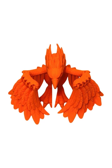 3D Hareketli Anka Kuşu Figürlü Oyuncak - Turuncu ürün görseli 1