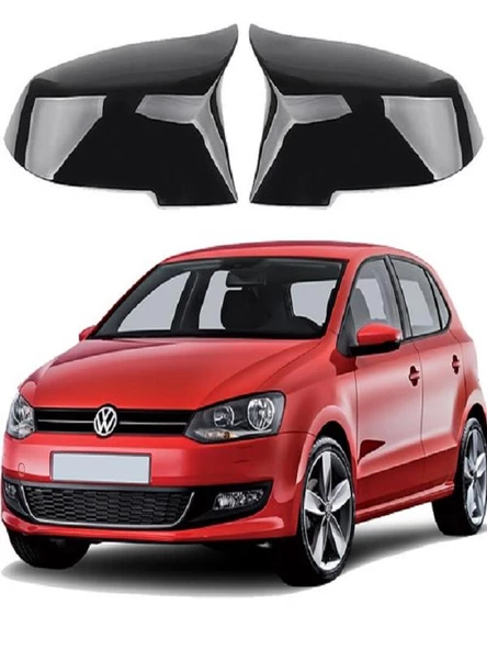 Volkswagen Polo 2009-2017  Araca Özel Batman Yarasa Ayna Kapağı Pianoblack ürün görseli 1
