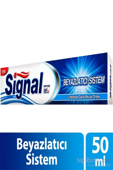 Beyazlatıcı Sistem Diş Macunu 50 ML