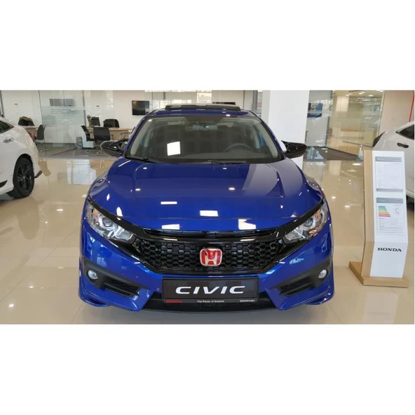 Honda Civic 16- Fc5 Araca Özel Batman Yarasa Ayna Kapağı Pianoblack - Resim 2