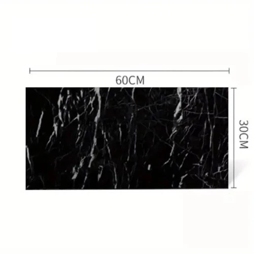 Siyah Mermer Desenli Alüminyum Plastik Duvar Sticker ürün görseli