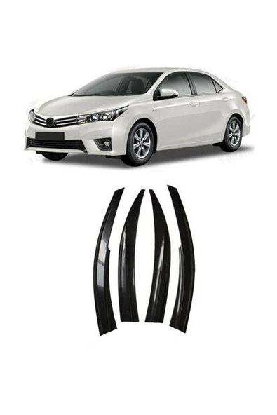 Toyota Corolla 2013-2017 Araca Özel Mugen Cam Rüzgarlıgı 4'lü Set - 4