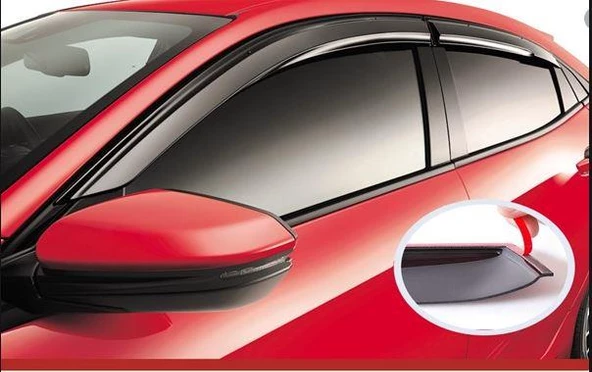 Ford Fiesta 2009-2019 Araca Özel Mugen Cam Rüzgarlıgı 4'lü Set - 2