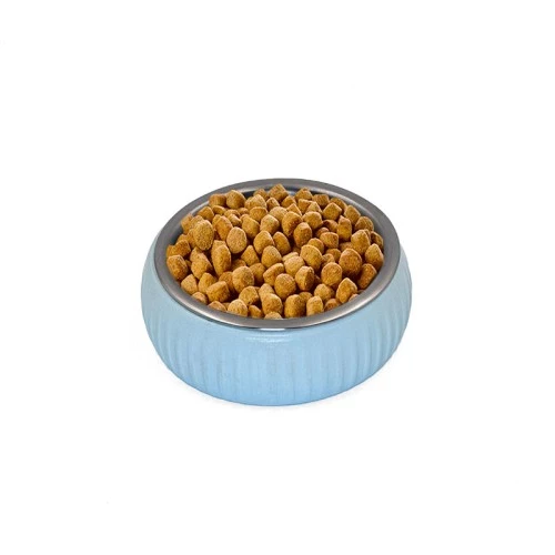 Mikopet Organik Seramik Mama Kabı Mavi - 5