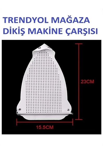 TEFLON Dikiş Makine Çarşısı Ütü U Altlığı Ütü Altını Korur Kumaşlarda Parlamayı Önler - 2