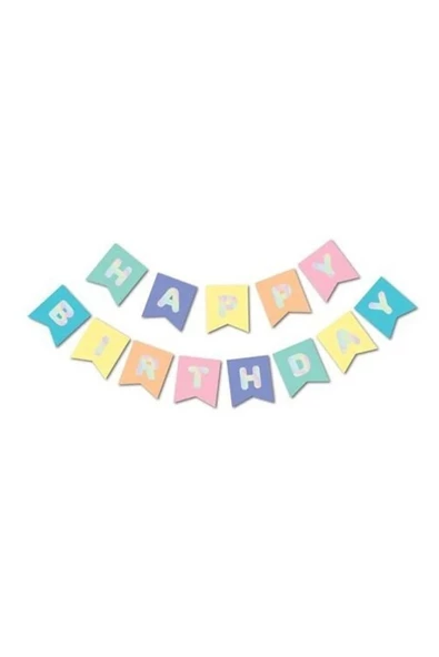 EDİ SHOP Happy Bırthday Yazı Baner