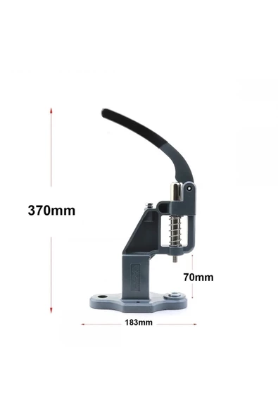 DZN Tools Tulumba Presi - Çıtçıt, Rivet, Kuşgözü, Perçin Makinası - 3
