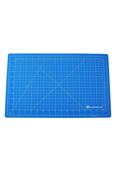 hodbehod A1 Büyük Boy Mavi Çift Taraflı Kesim Tablası Cutting Mat 60x90cm