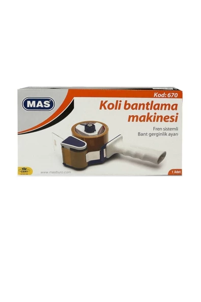Mas 670 Koli Bantlama Makinası (50 Mm) Standart Boy - 2