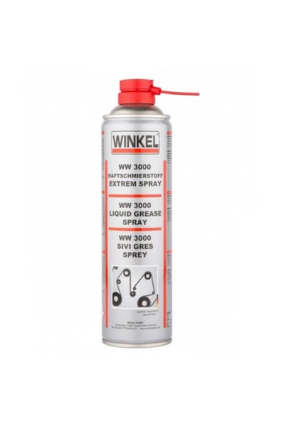 Winkel Ww 3000 Sıvı Gres Sprey Zincir Yağlama 500 Ml.
