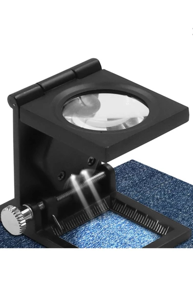 hodbehod Katlanır Işıklı Büyüteç Kumaş Lup Mercek - 4